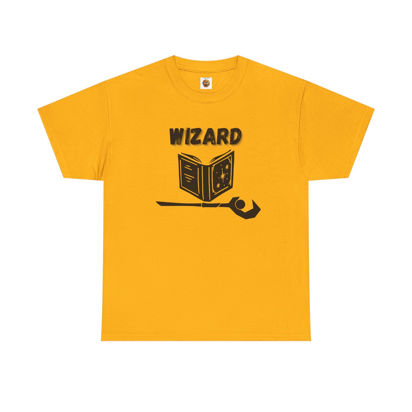 Wizard Icon Symbol Dungeons and Dragons DND Unisex Heavy Cotton Tee Shirt T-Shirt - RPG, TTRPG, Roleplaying, Geek, Nerd