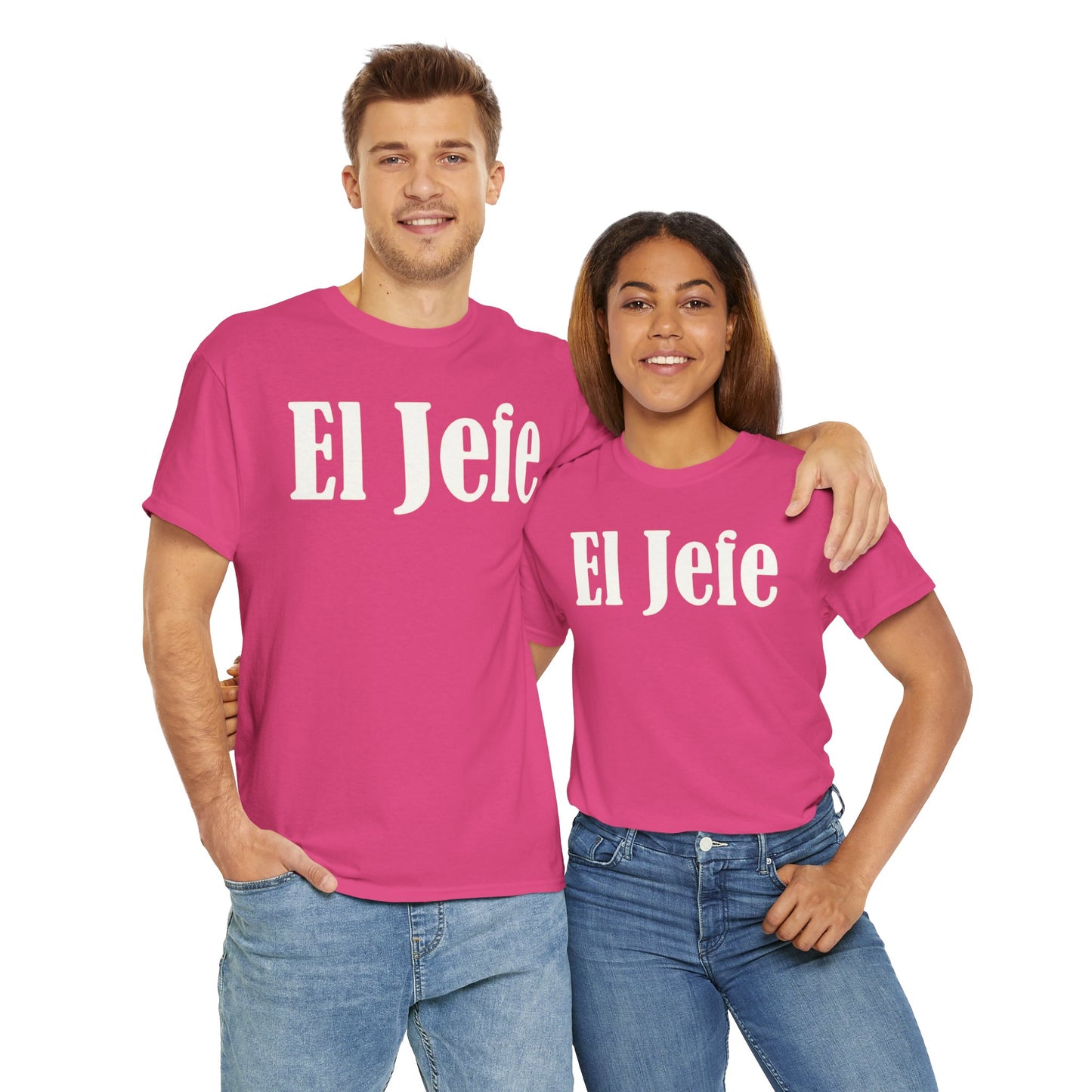 'Señor Popovich' 'El Jefe' Two Double Sided Print Unisex Heavy Cotton Tee - Casual Basketball Culture Shirt, Sports, Coach, T-Shirt
