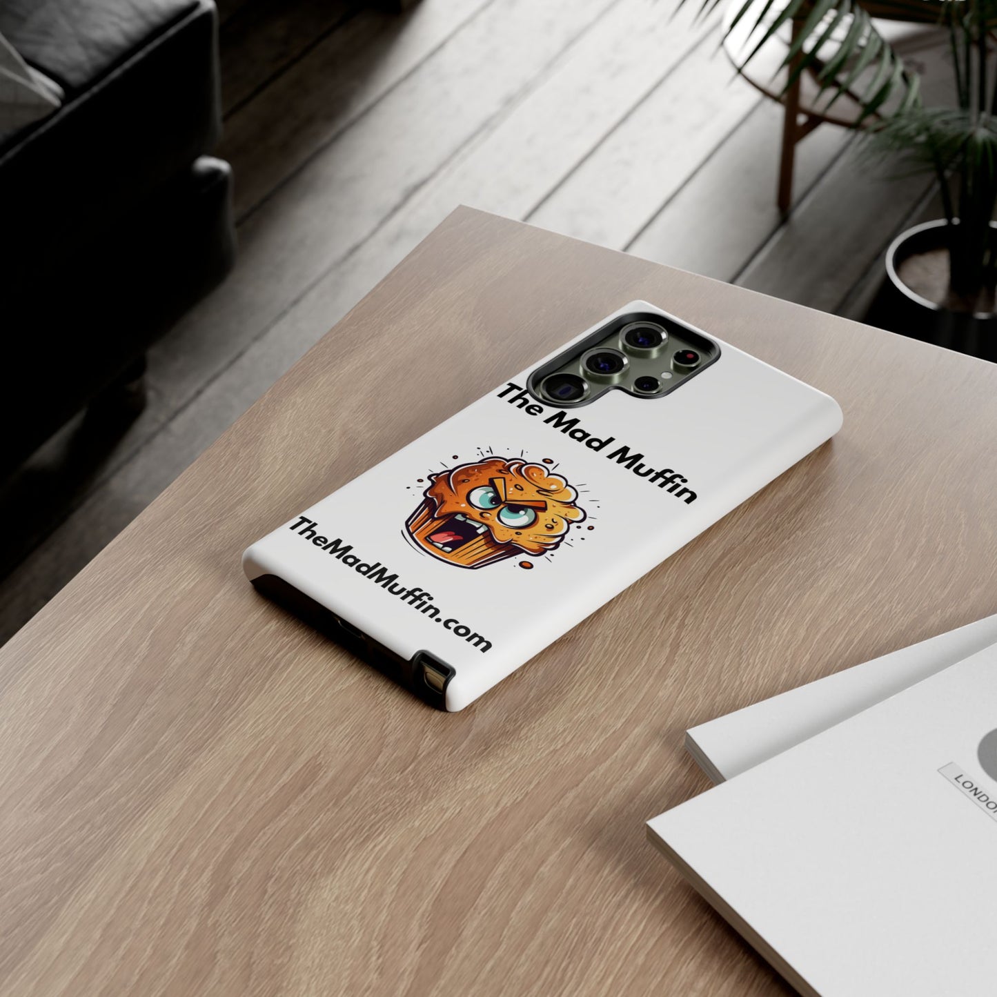OFFICIAL The Mad Muffin Funny Tough Phone Case- Geek, Nerd, Store, Merch