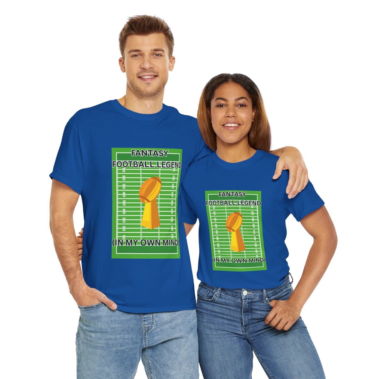 Funny Fantasy Football Legend Tee, Custom Graphic Shirt, Unisex Sportswear, Gift for Sports Fans, Ideal for Game Days, League Events, Summer Wear