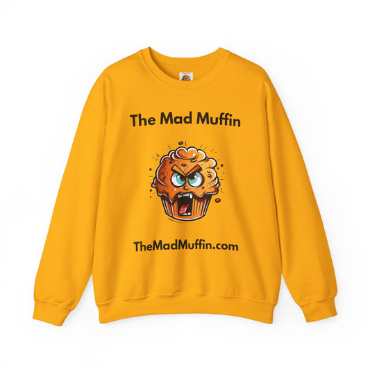 Funny Mad Muffin Unisex Sweatshirt | Unique Gift for Food Lovers