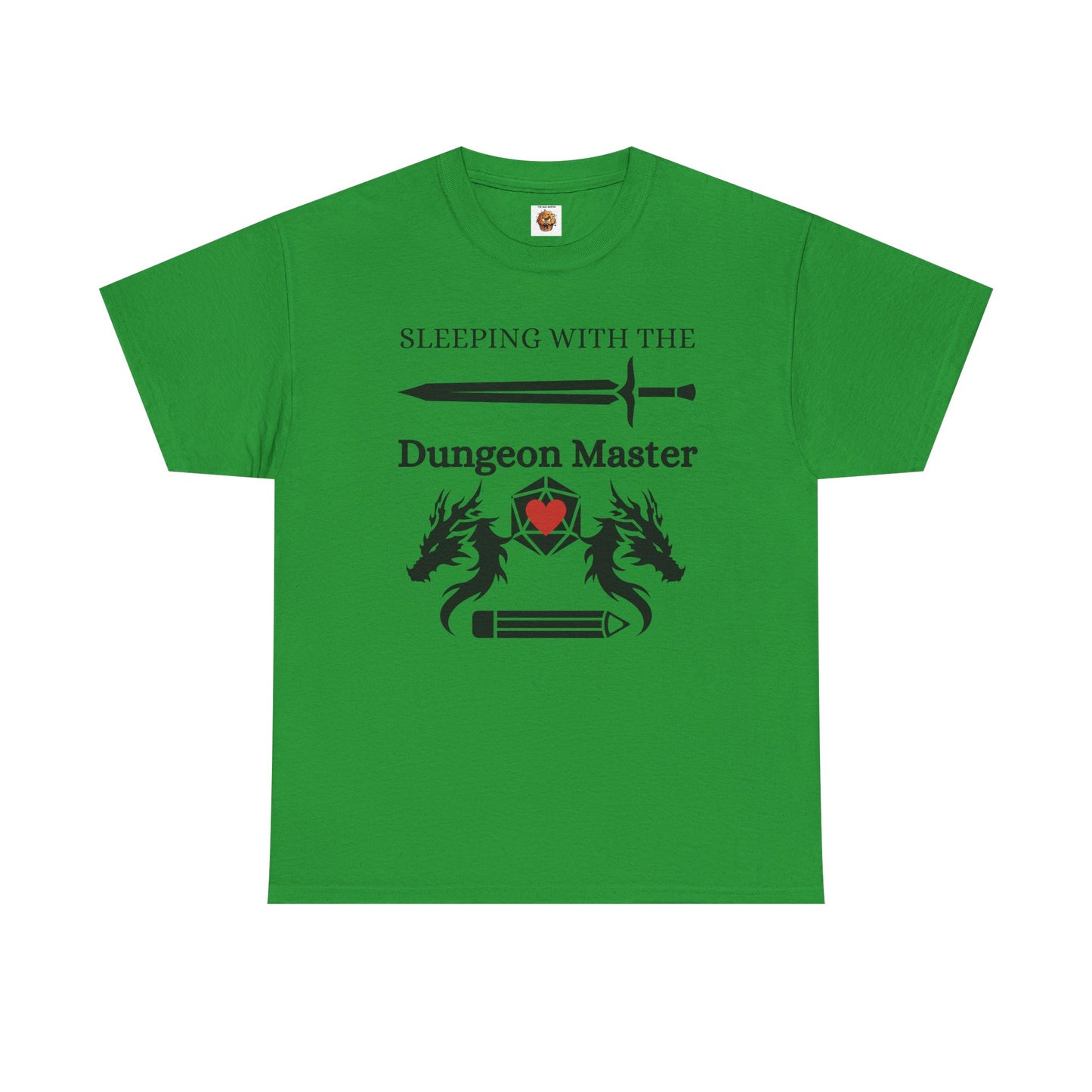 Sleeping with the Dungeon Master Dungeons and Dragons DND Unisex Heavy Cotton Tee Shirt T-Shirt - RPG, TTRPG, Roleplaying, Geek, Nerd
