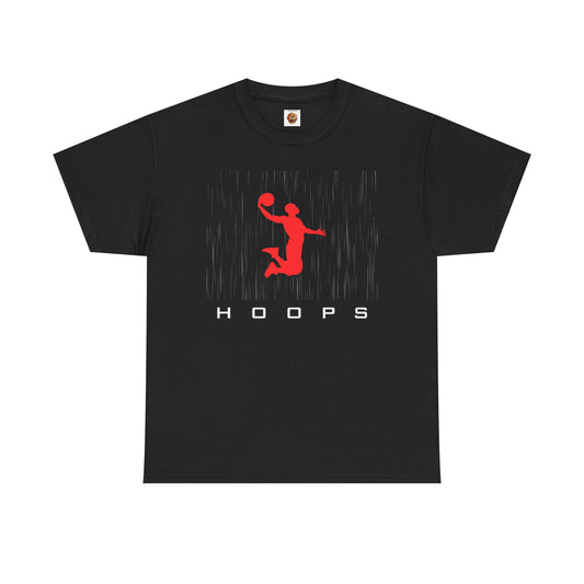 Hoops Player Silhouette Graphic Tee, Unisex Basketball Shirt, Sporty Cotton Tee, Gift for Athletes, Casual Wear, Basketball Fan Apparel