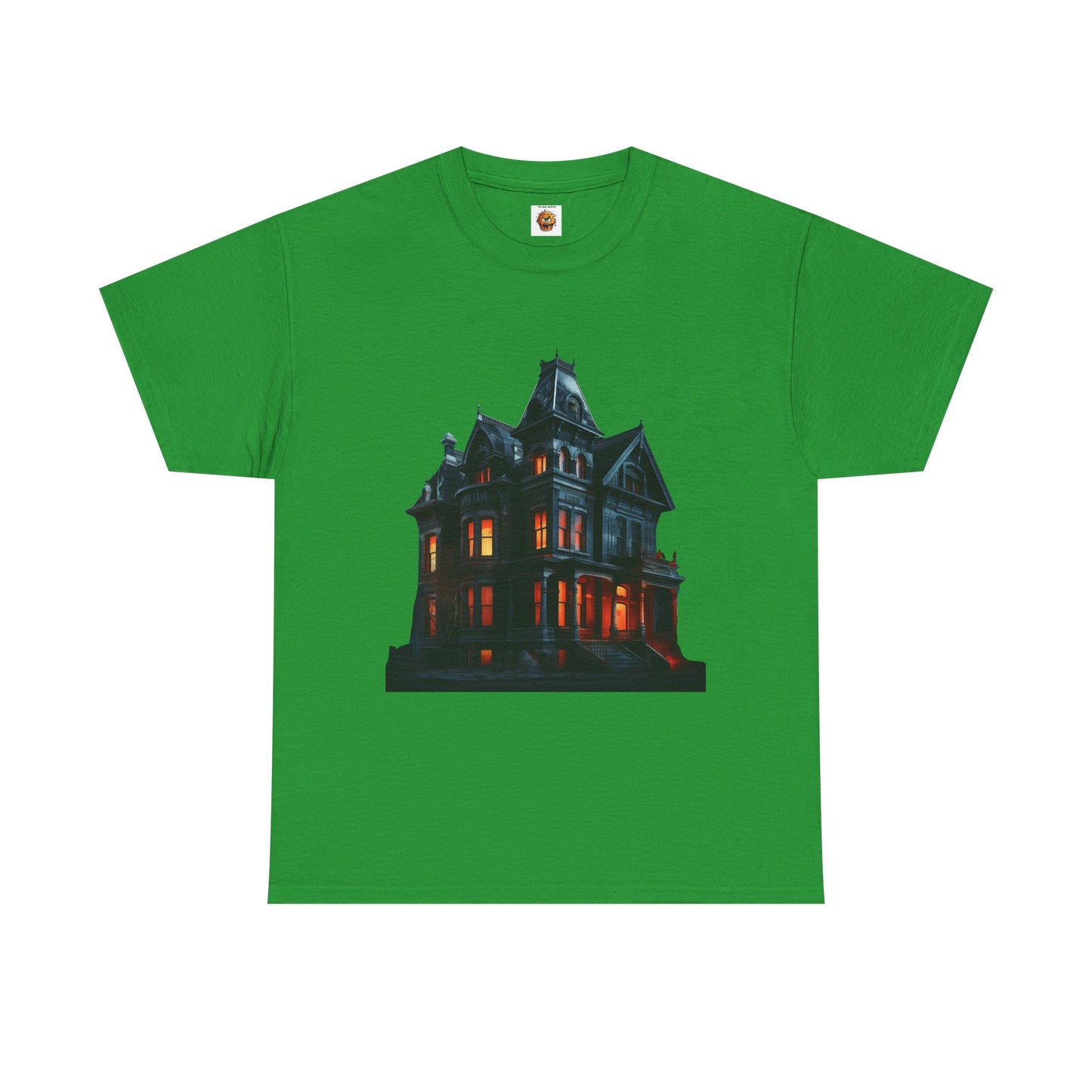 Haunted Victorian House And Loving It Graphic Tee Shirt T-Shirt - Unisex Heavy Cotton, Horror, Scary, Halloween, Gothic, Geek, Nerd