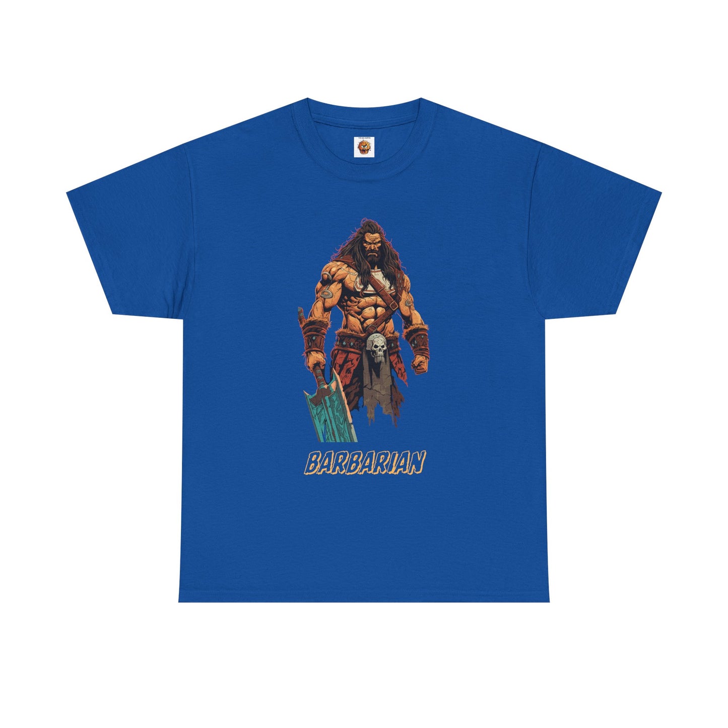 Barbarian Quote Dungeons and Dragons DND Unisex Heavy Cotton Tee Shirt T-Shirt - RPG, TTRPG, Roleplaying, Geek, Nerd