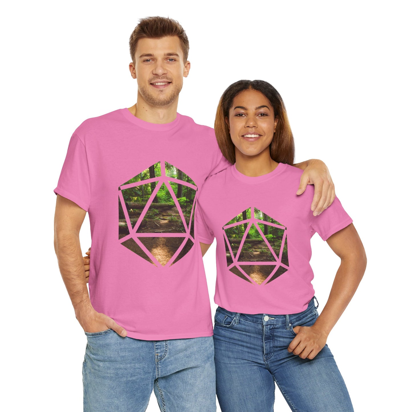 D20 Earth Element Nature-Inspired Graphic Tee | Adventure Shirt, Unisex Cotton Tee, Nature Lover Gift, Eco-Friendly Clothing, Casual Wear, DND, RPG, TTRPG, Geek, Nerd