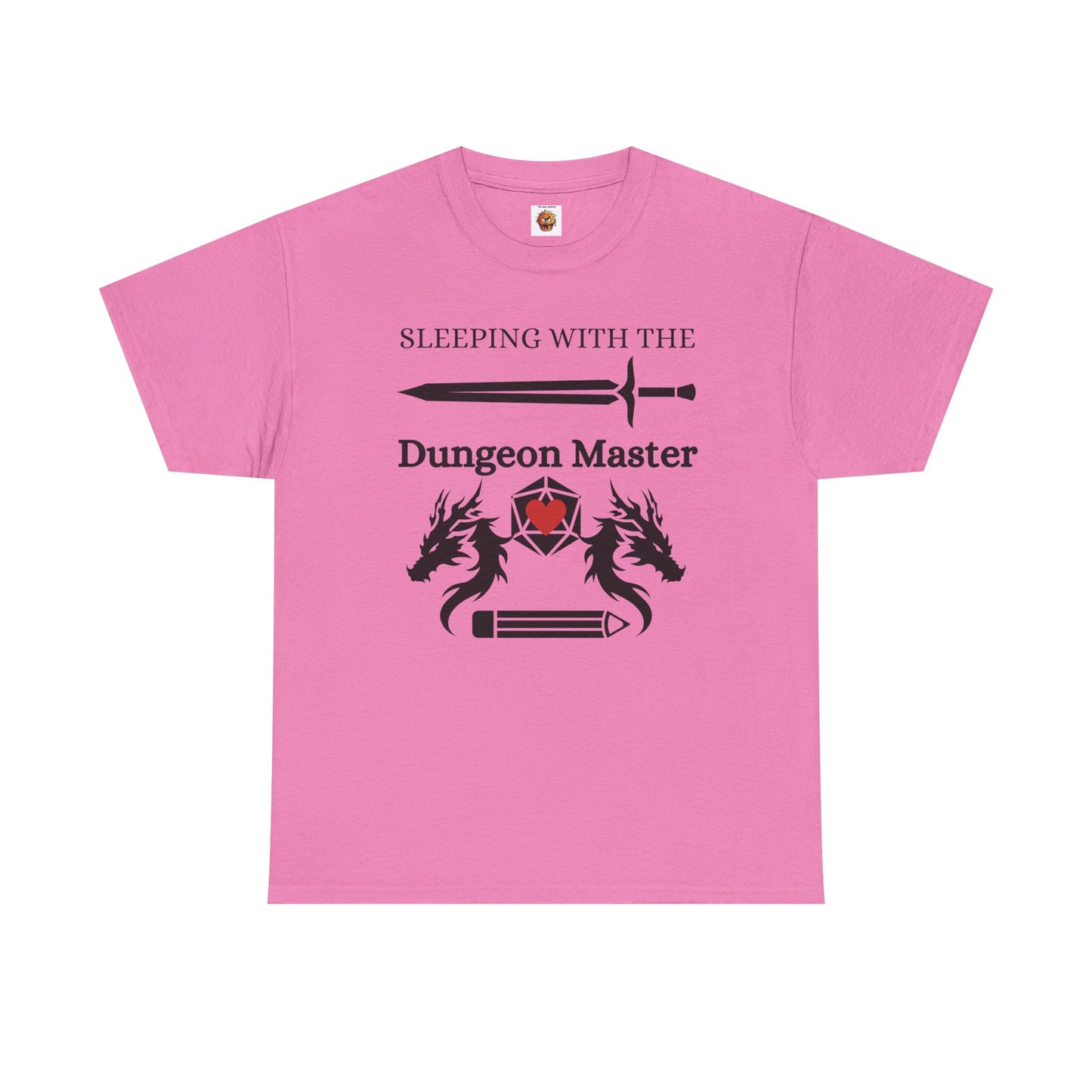 Sleeping with the Dungeon Master Dungeons and Dragons DND Unisex Heavy Cotton Tee Shirt T-Shirt - RPG, TTRPG, Roleplaying, Geek, Nerd
