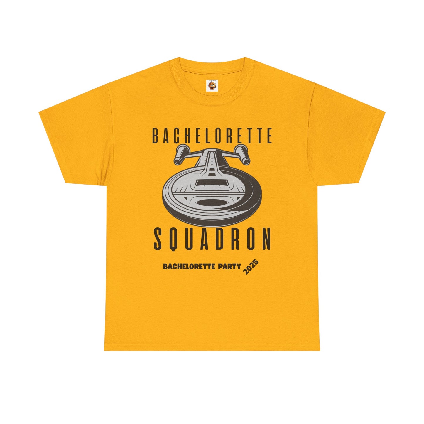 Bachelorette Squadron Heavy Cotton Tee - Perfect for Bachelorette Parties 2025, Wedding, Engagement, Star Trek, Sci-Fi, Geek, Nerd