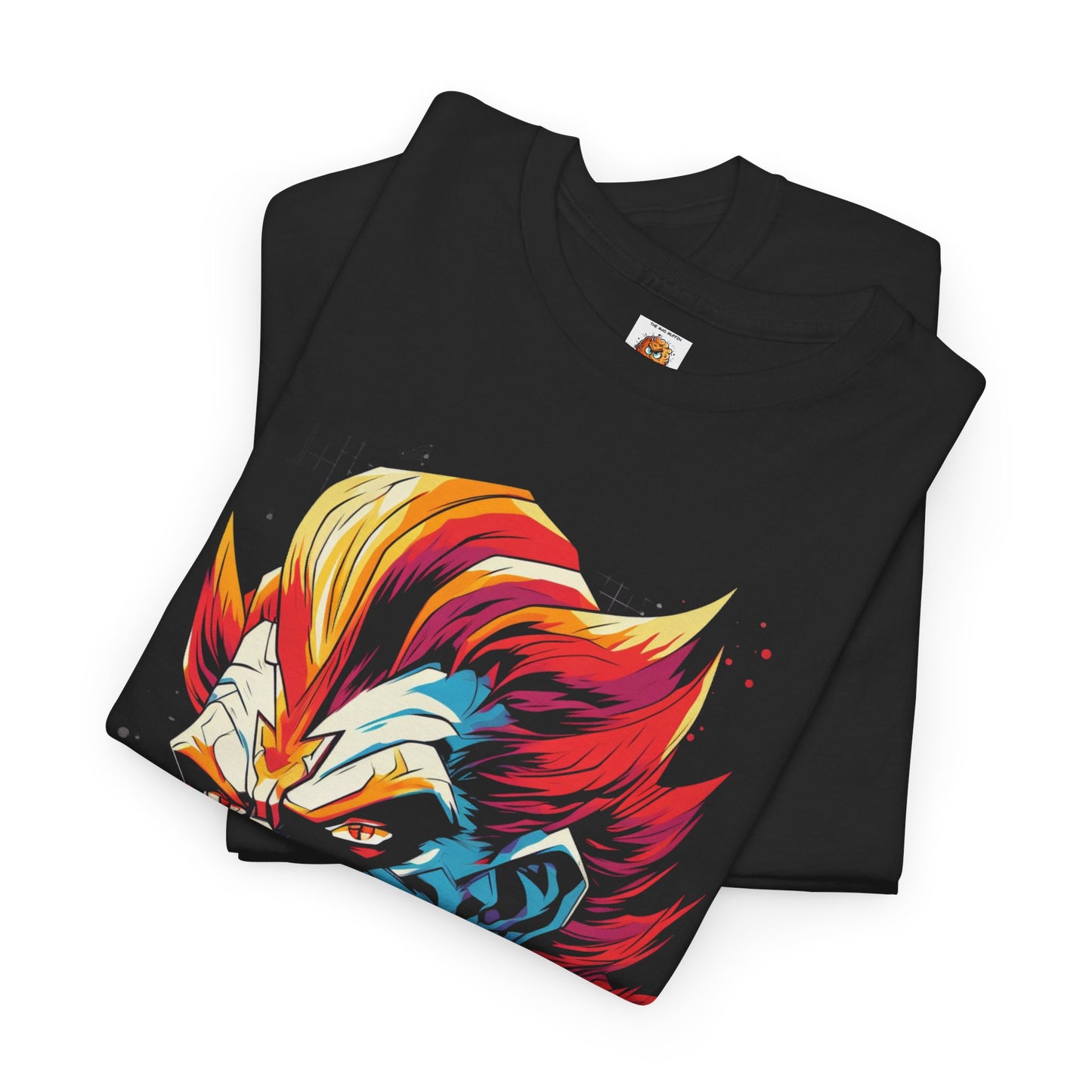 Shonen Anime Villain 001 Bold Graphic Unisex Tee Shirt T-Shirt - Retro Superhero Design, Weeb, Otaku, Geek, Nerd