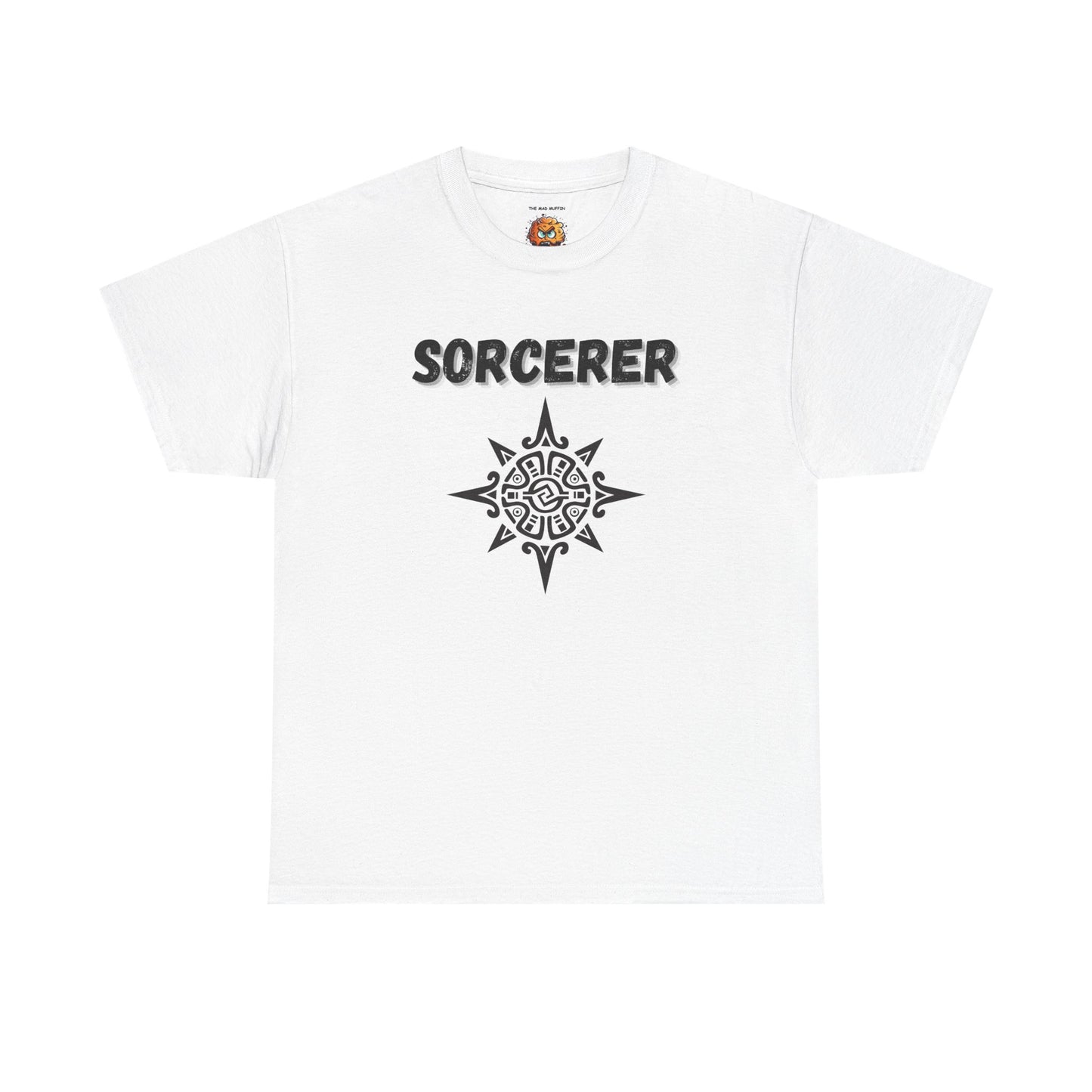 Sorcerer Icon Symbol Dungeons and Dragons DND Unisex Heavy Cotton Tee Shirt T-Shirt - RPG, TTRPG, Roleplaying, Geek, Nerd