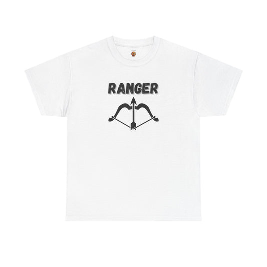 Ranger Icon Symbol Dungeons and Dragons Unisex Heavy Cotton Tee Shirt T-Shirt - RPG, TTRPG, Roleplaying, Geek, Nerd