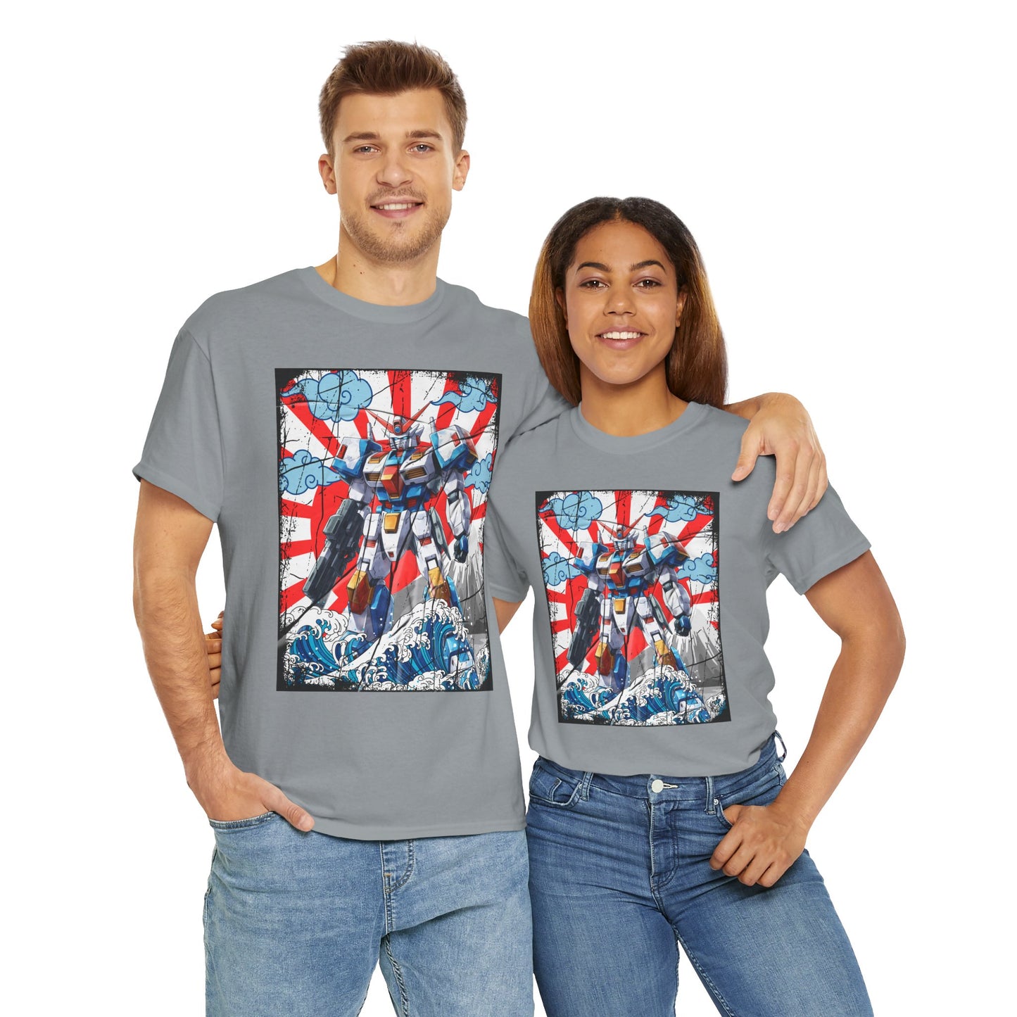 Mobile Suit Japanese Mecha Robot Town Sagami Kanagawa Graphic Tee T-Shirt for Anime Fans, Manga, Weeb, Otaku, Geek, Nerd