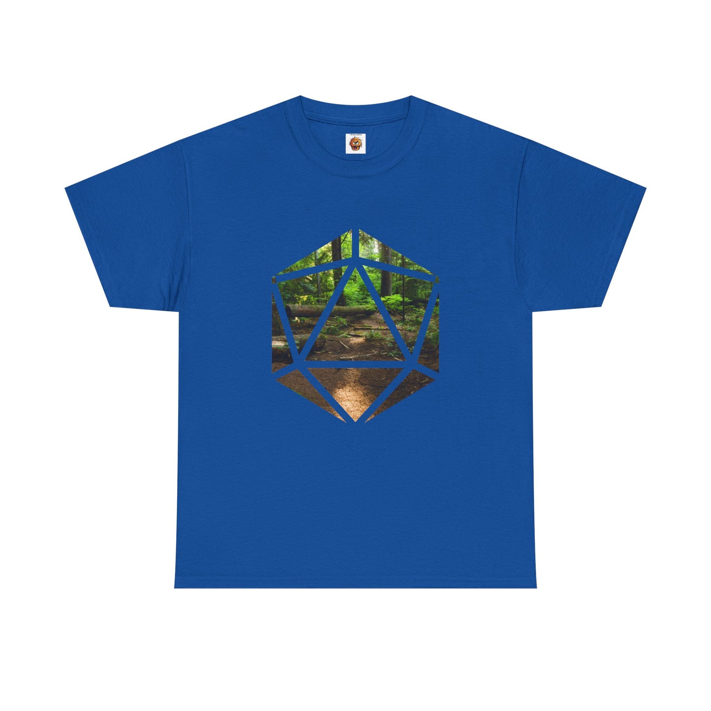 D20 Earth Element Nature-Inspired Graphic Tee | Adventure Shirt, Unisex Cotton Tee, Nature Lover Gift, Eco-Friendly Clothing, Casual Wear, DND, RPG, TTRPG, Geek, Nerd