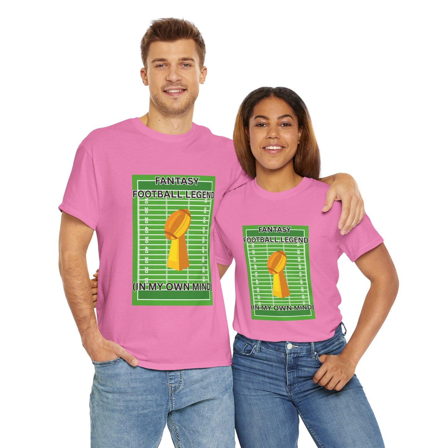 Funny Fantasy Football Legend Tee, Custom Graphic Shirt, Unisex Sportswear, Gift for Sports Fans, Ideal for Game Days, League Events, Summer Wear