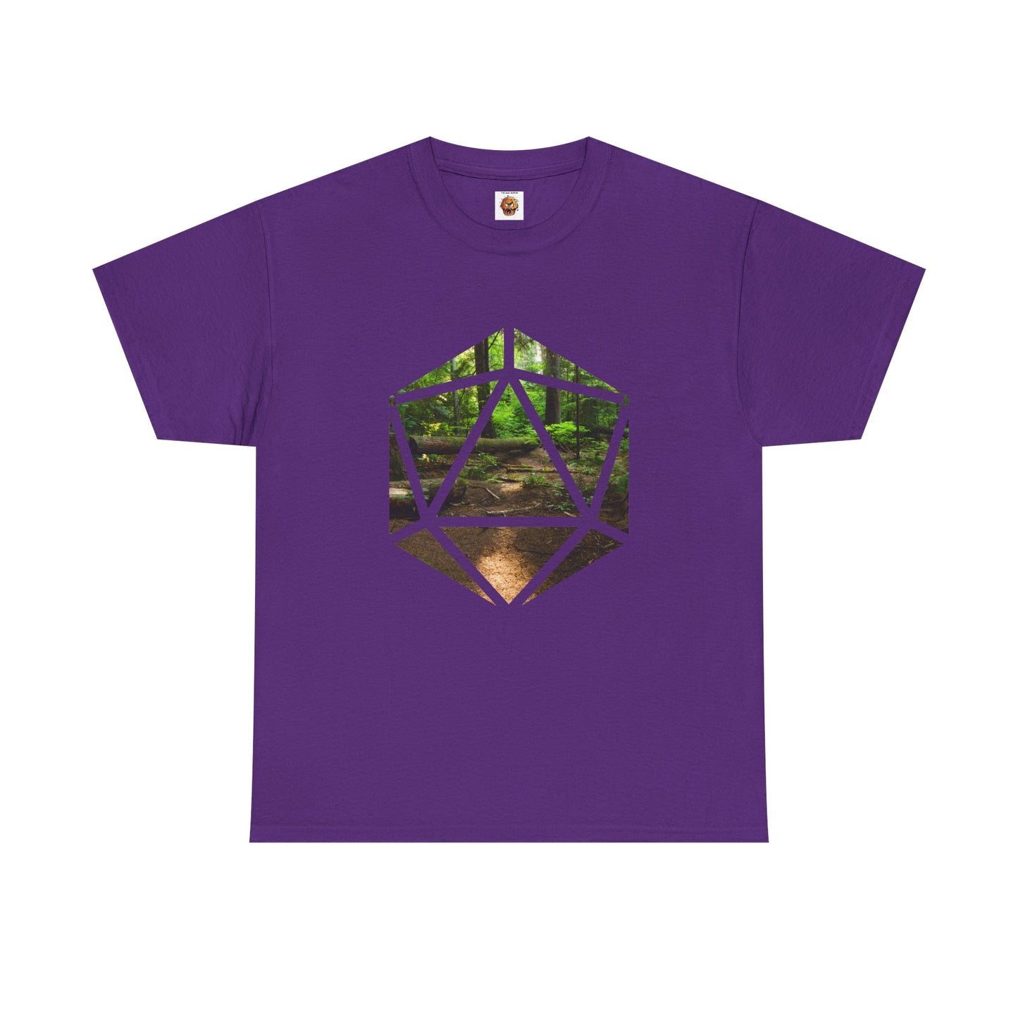 D20 Earth Element Nature-Inspired Graphic Tee | Adventure Shirt, Unisex Cotton Tee, Nature Lover Gift, Eco-Friendly Clothing, Casual Wear, DND, RPG, TTRPG, Geek, Nerd