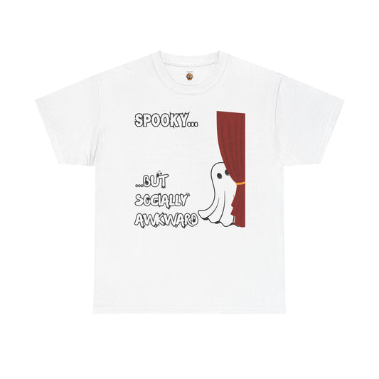 Funny Ghost Graphic Tee, Comfortable Unisex T-Shirt, Perfect for Halloween, Casual Wear, Gift for Friends, Scary, Creepy, Gothic, Geek, Nerd