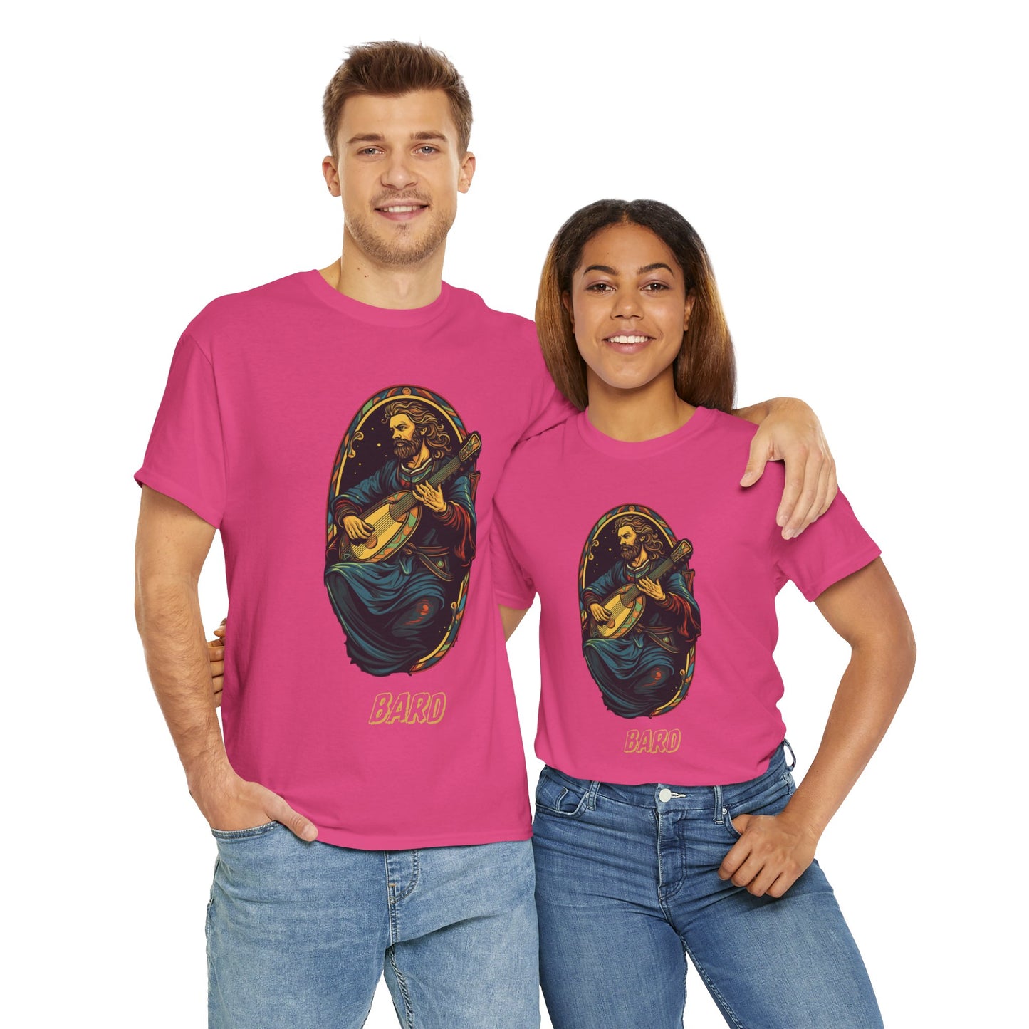 Bard Quote Dungeons and Dragons DND Unisex Heavy Cotton Tee Shirt T-Shirt - RPG, TTRPG, Roleplaying, Geek, Nerd
