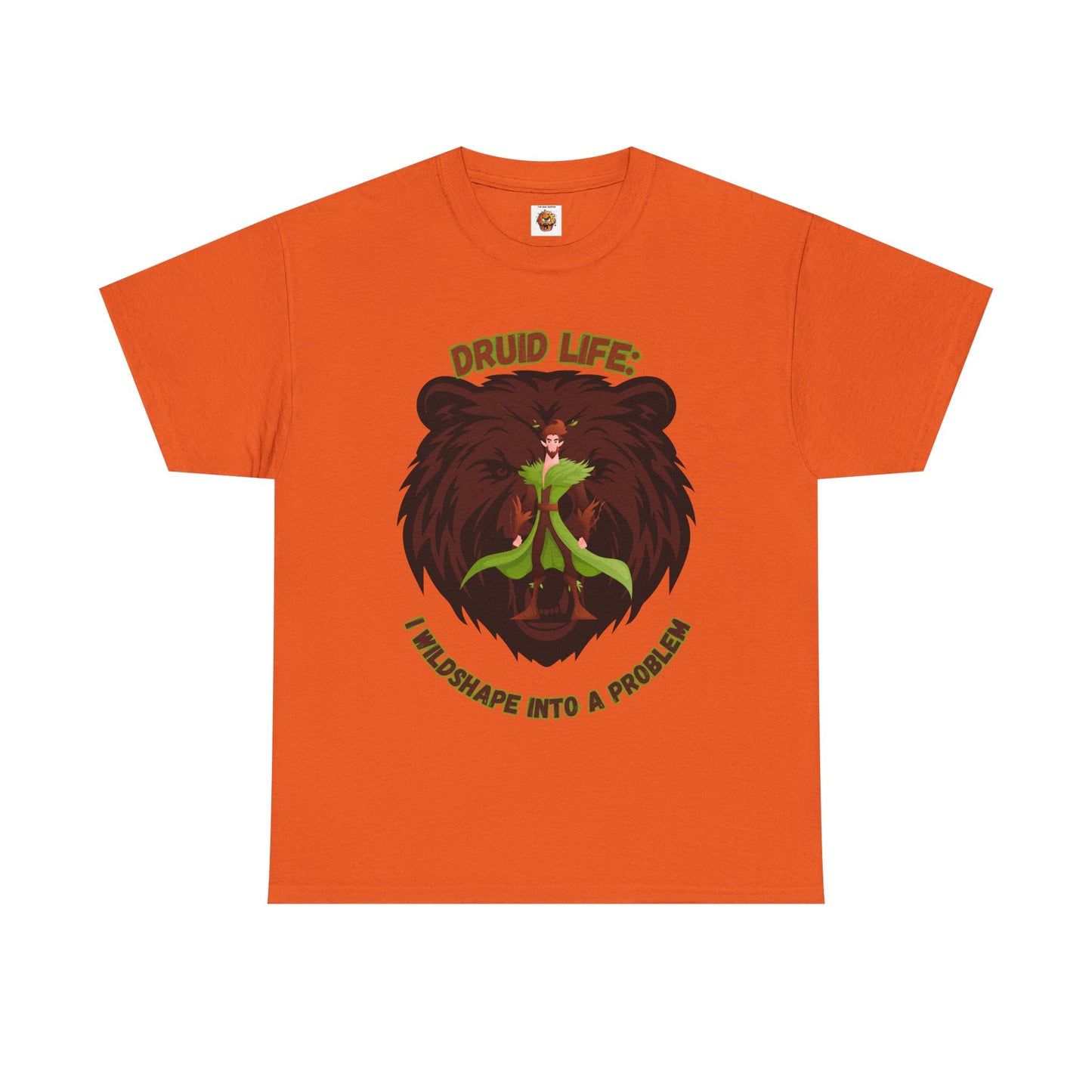 Druid Life Dungeons and Dragons DND Unisex Heavy Cotton Tee Shirt T-Shirt - RPG, TTRPG, Roleplaying, Geek, Nerd