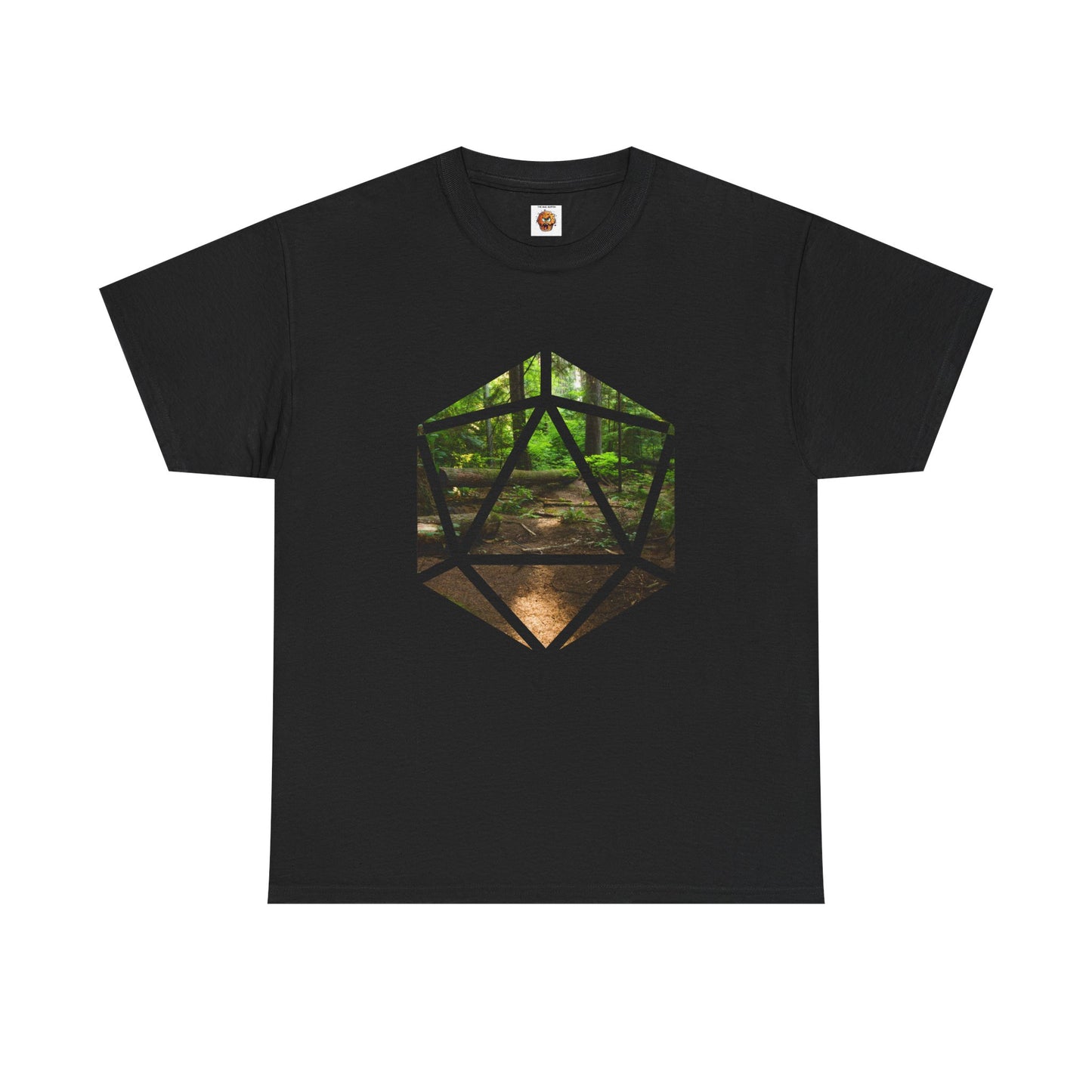 D20 Earth Element Nature-Inspired Graphic Tee | Adventure Shirt, Unisex Cotton Tee, Nature Lover Gift, Eco-Friendly Clothing, Casual Wear, DND, RPG, TTRPG, Geek, Nerd