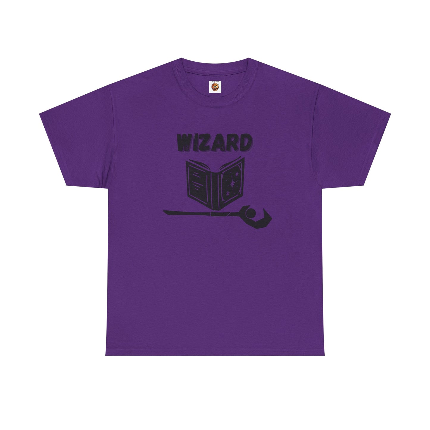 Wizard Icon Symbol Dungeons and Dragons DND Unisex Heavy Cotton Tee Shirt T-Shirt - RPG, TTRPG, Roleplaying, Geek, Nerd