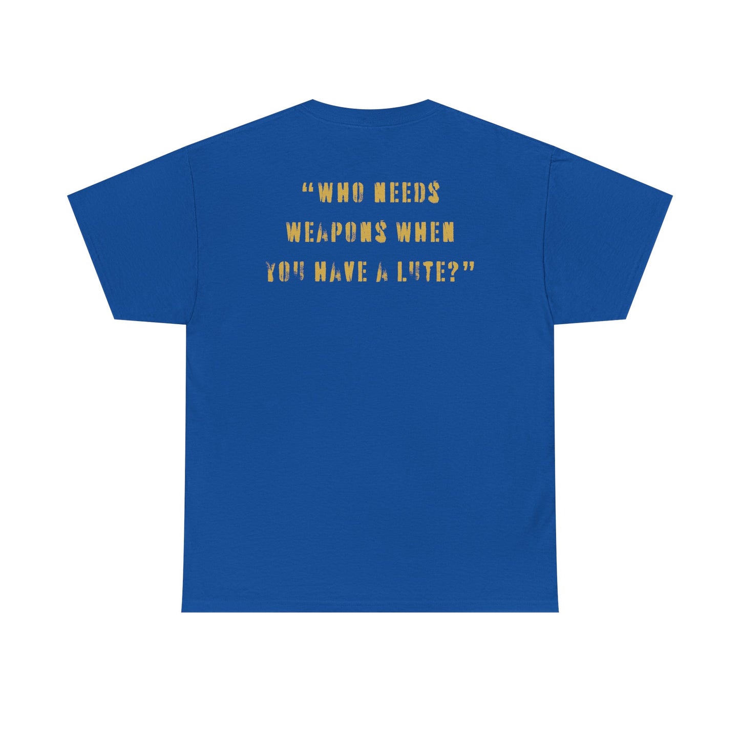 Bard Quote Dungeons and Dragons DND Unisex Heavy Cotton Tee Shirt T-Shirt - RPG, TTRPG, Roleplaying, Geek, Nerd