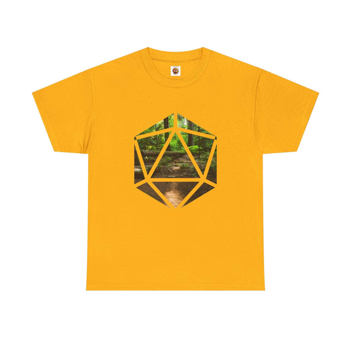 D20 Earth Element Nature-Inspired Graphic Tee | Adventure Shirt, Unisex Cotton Tee, Nature Lover Gift, Eco-Friendly Clothing, Casual Wear, DND, RPG, TTRPG, Geek, Nerd