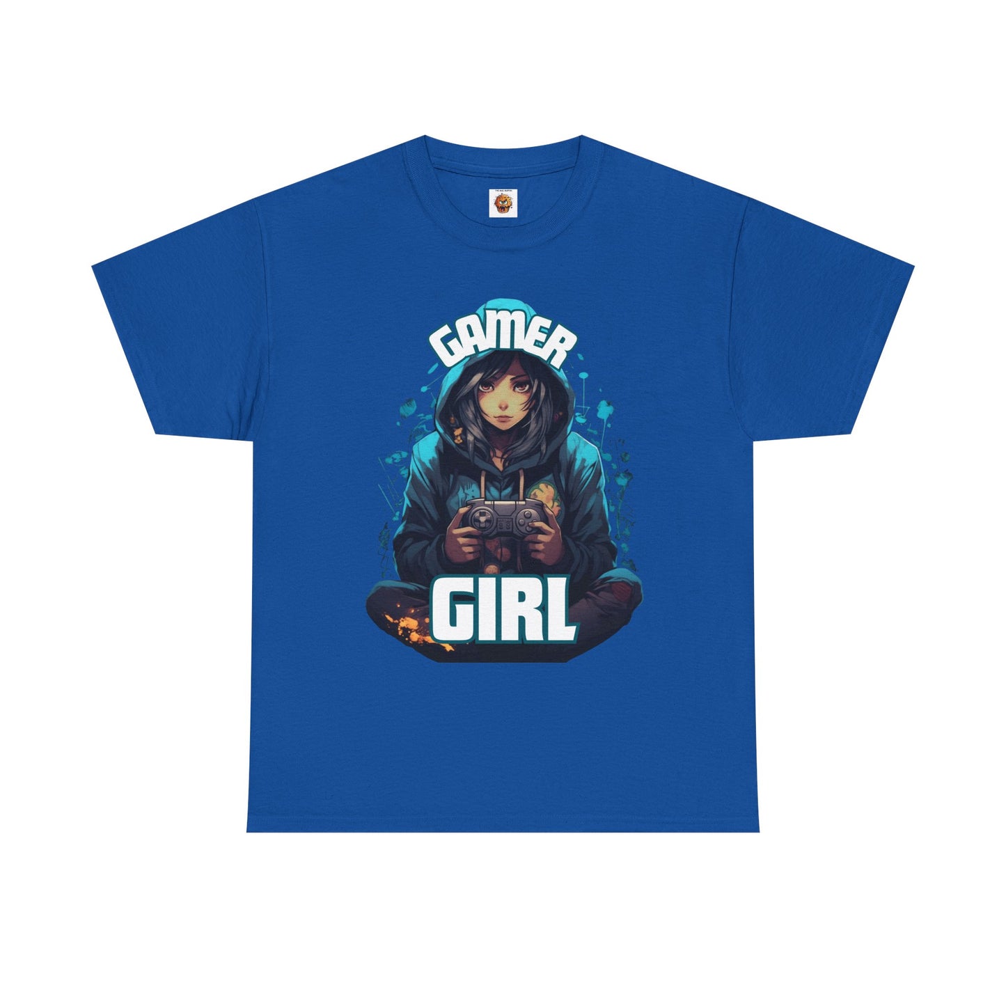 Gamer Girl Hoodie, Ear Phones, Controller Unisex Heavy Cotton Tee - Comfortable Casual Tee for Gaming Enthusiasts, Video Game, Geek, Nerd