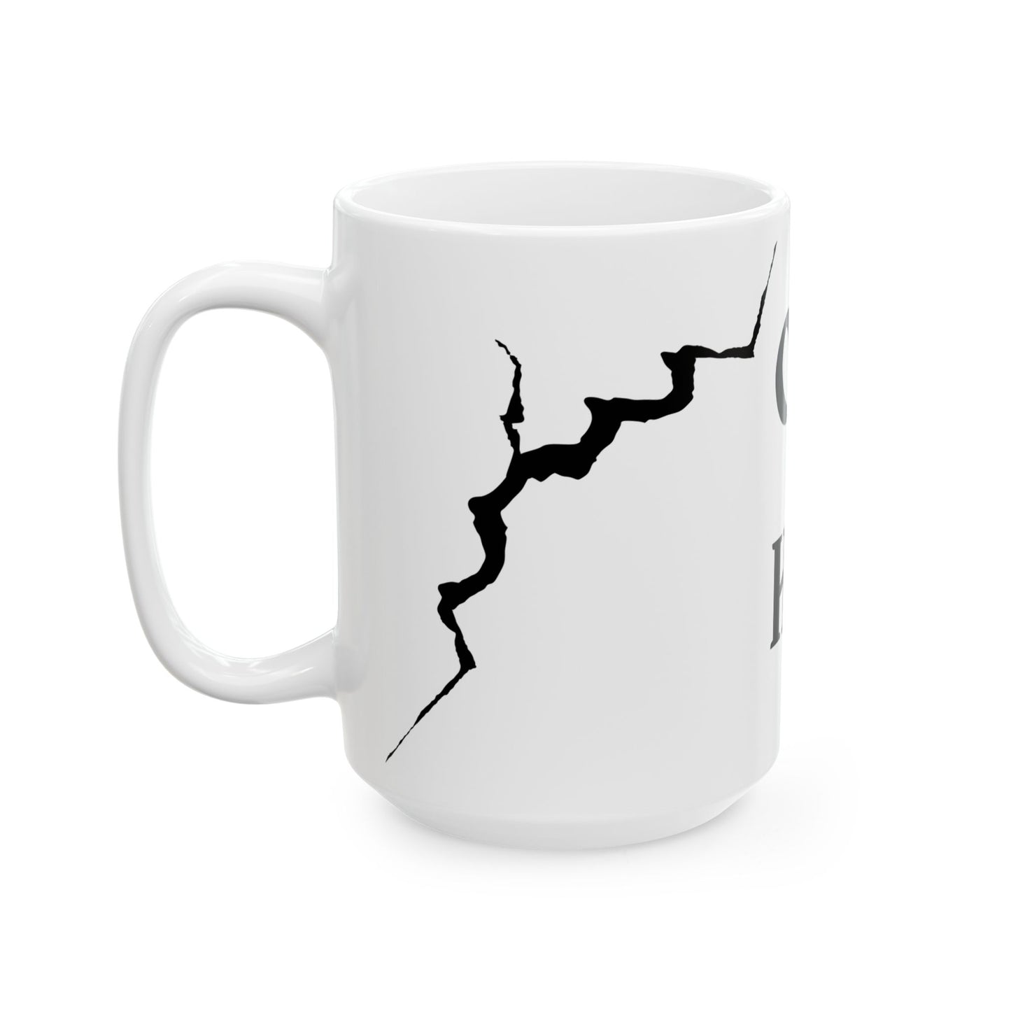 Funny Ceramic Mug - "Crit Happens" Quote D20 - Perfect for Coffee Lovers & Gamers, D&D, DND, RPG, TTRPG, Roleplaying