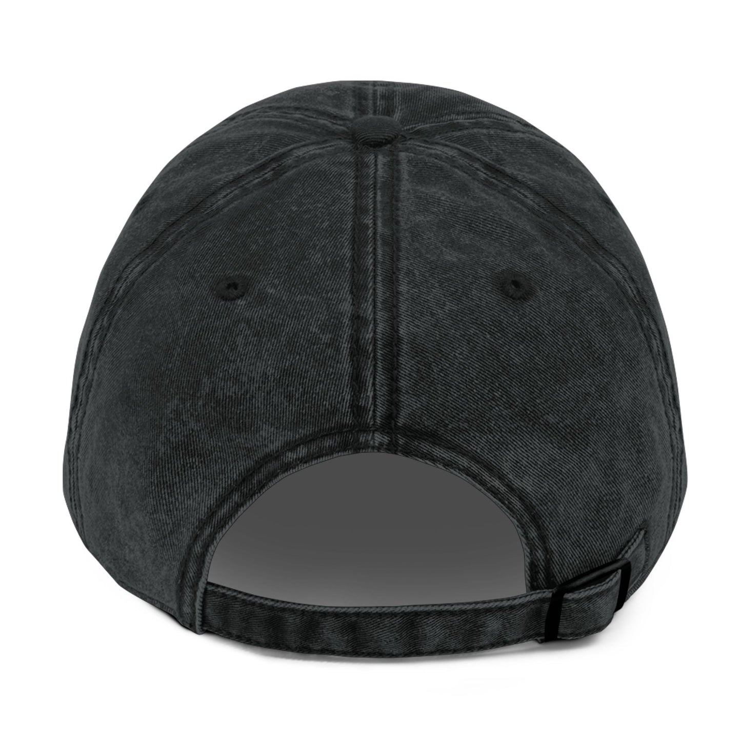 Vintage Style Cap - 'CRIT HAPPENS' D20 Embroidered Baseball Hat, DND, RPG, TTRPG, Roleplaying, Geek, Nerd