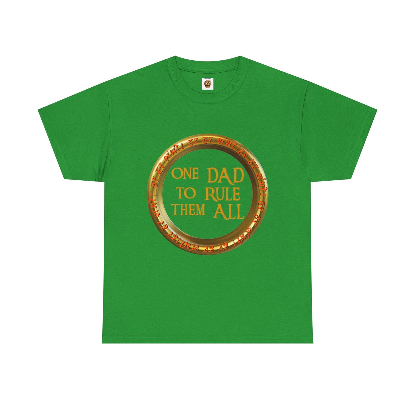 LOTR Themed 'One Dad To Rule Them All' Unisex Tee, Funny Gift for Father's Day, Parent Humor Shirt, Geeky Menswear, Unique Family T-Shirt, Birthday Gift, Fantasy, DND, RPG, TTRPG, Geek, Nerd