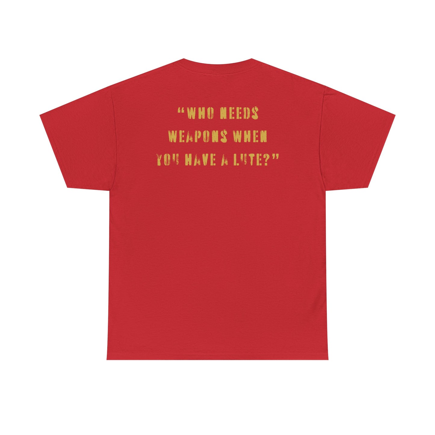 Bard Quote Dungeons and Dragons DND Unisex Heavy Cotton Tee Shirt T-Shirt - RPG, TTRPG, Roleplaying, Geek, Nerd