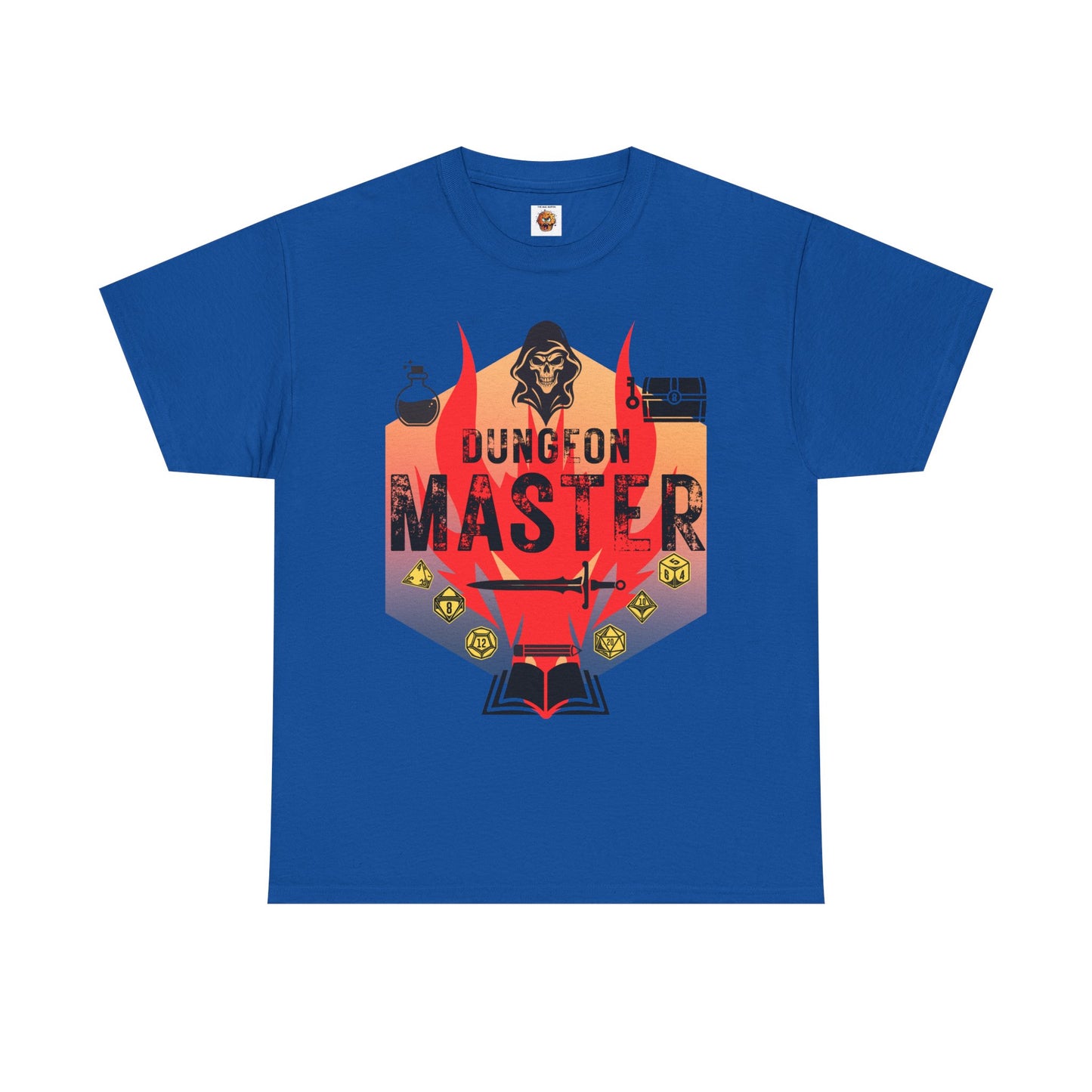 Dungeon Master Unisex 100% Heavy Cotton DND Tee Shirt - RPG, TTRPG, Roleplaying, Geek, Nerd