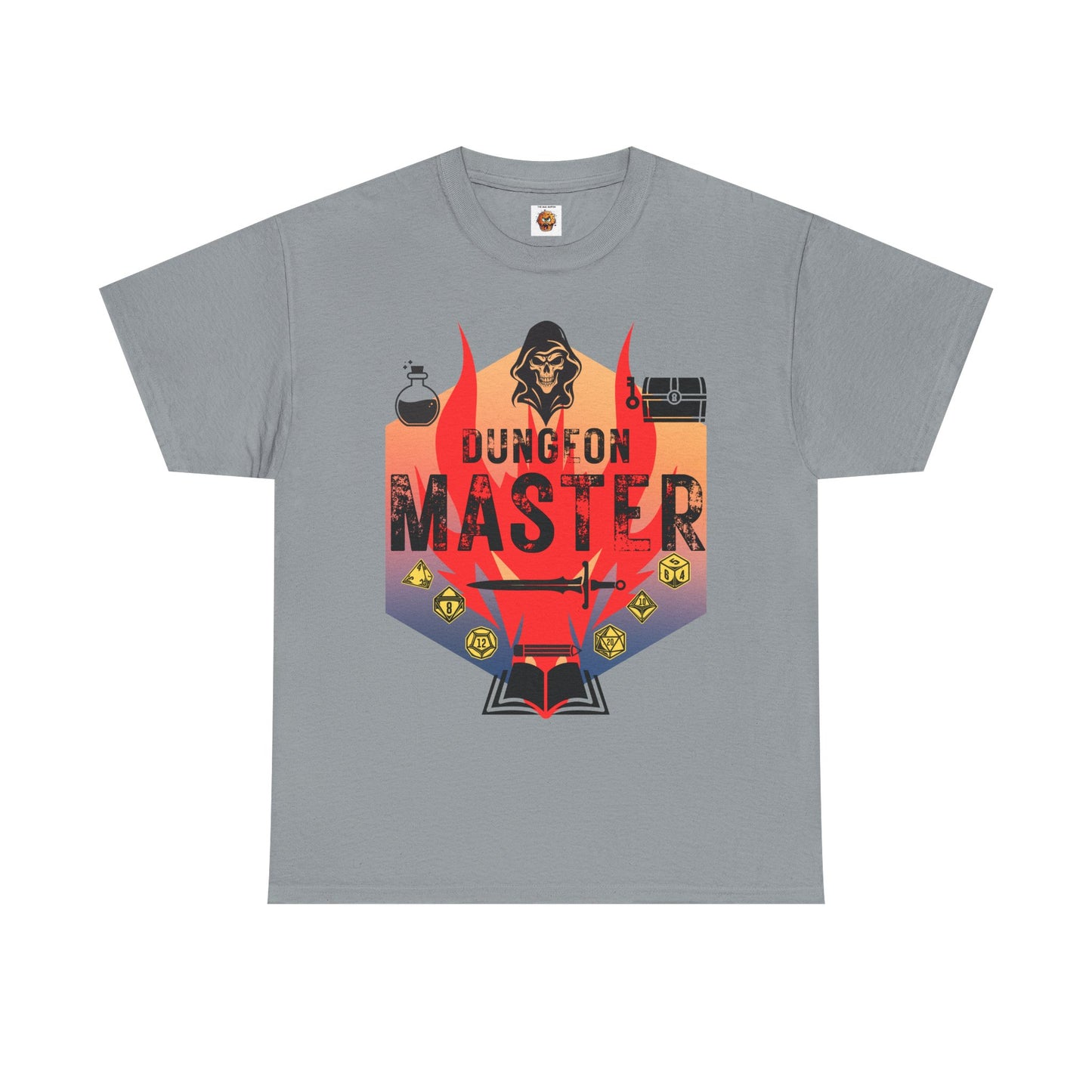 Dungeon Master Unisex 100% Heavy Cotton DND Tee Shirt - RPG, TTRPG, Roleplaying, Geek, Nerd