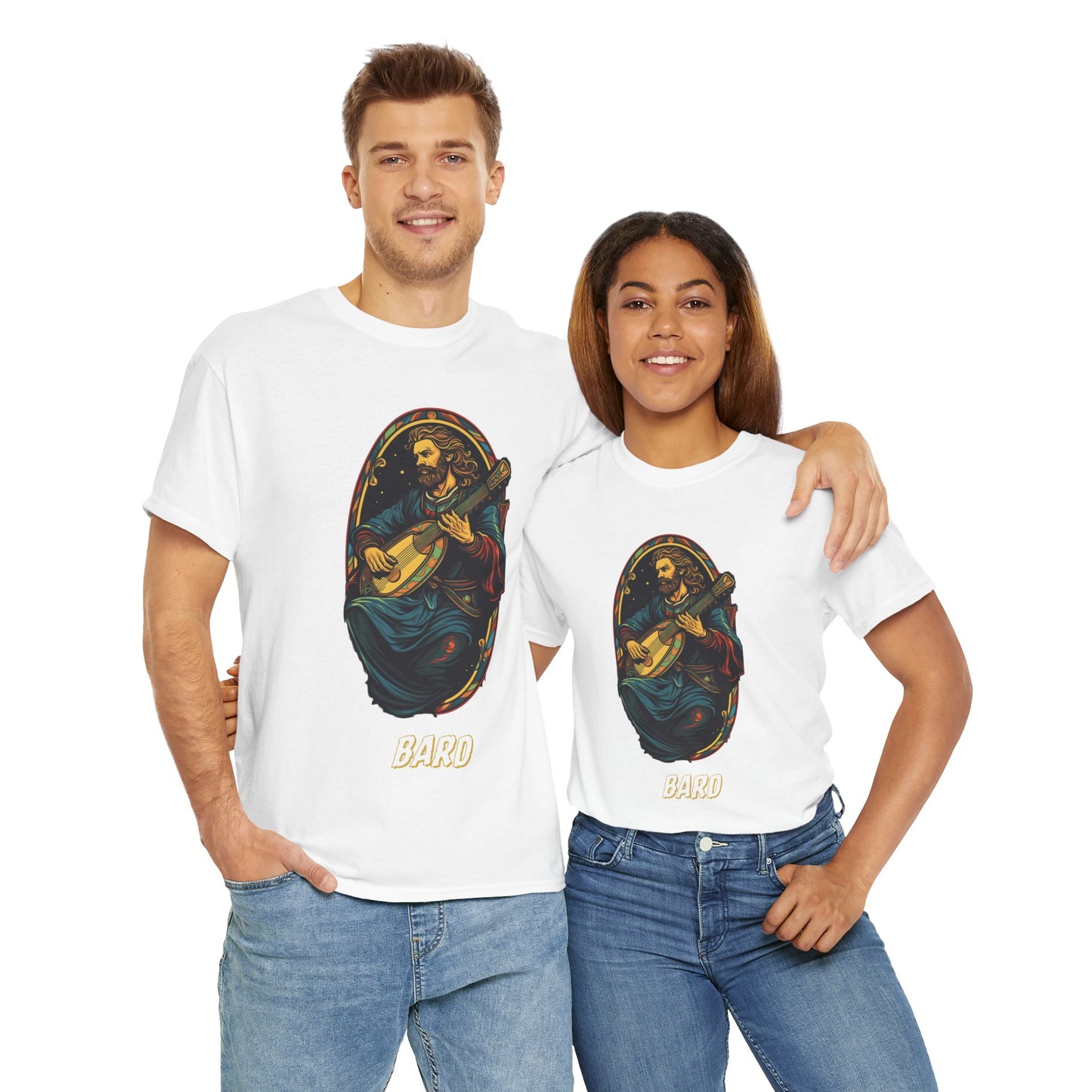 Bard Quote Dungeons and Dragons DND Unisex Heavy Cotton Tee Shirt T-Shirt - RPG, TTRPG, Roleplaying, Geek, Nerd