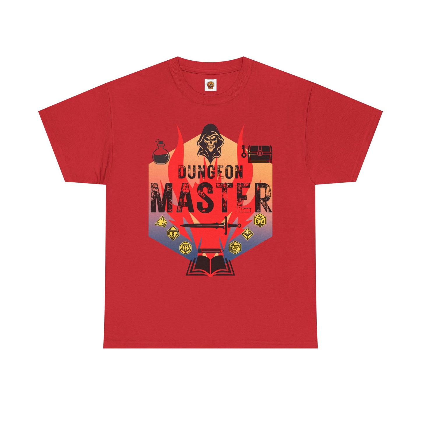 Dungeon Master Unisex 100% Heavy Cotton DND Tee Shirt - RPG, TTRPG, Roleplaying, Geek, Nerd