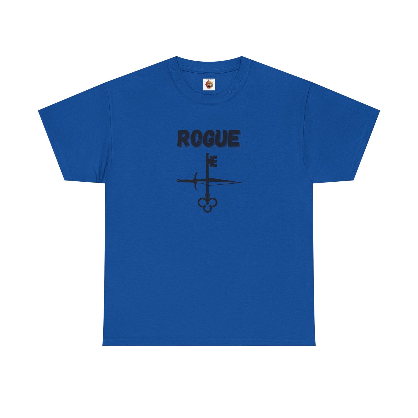 Rogue Icon Symbol Dungeons and Dragons Unisex Heavy Cotton Tee Shirt T-Shirt - RPG, TTRPG, Roleplaying, Geek, Nerd