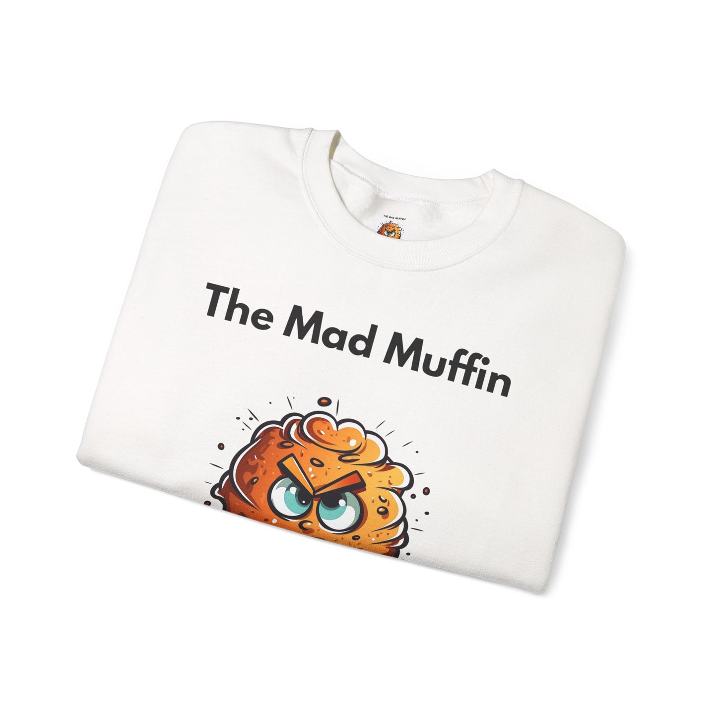 Funny Mad Muffin Unisex Sweatshirt | Unique Gift for Food Lovers