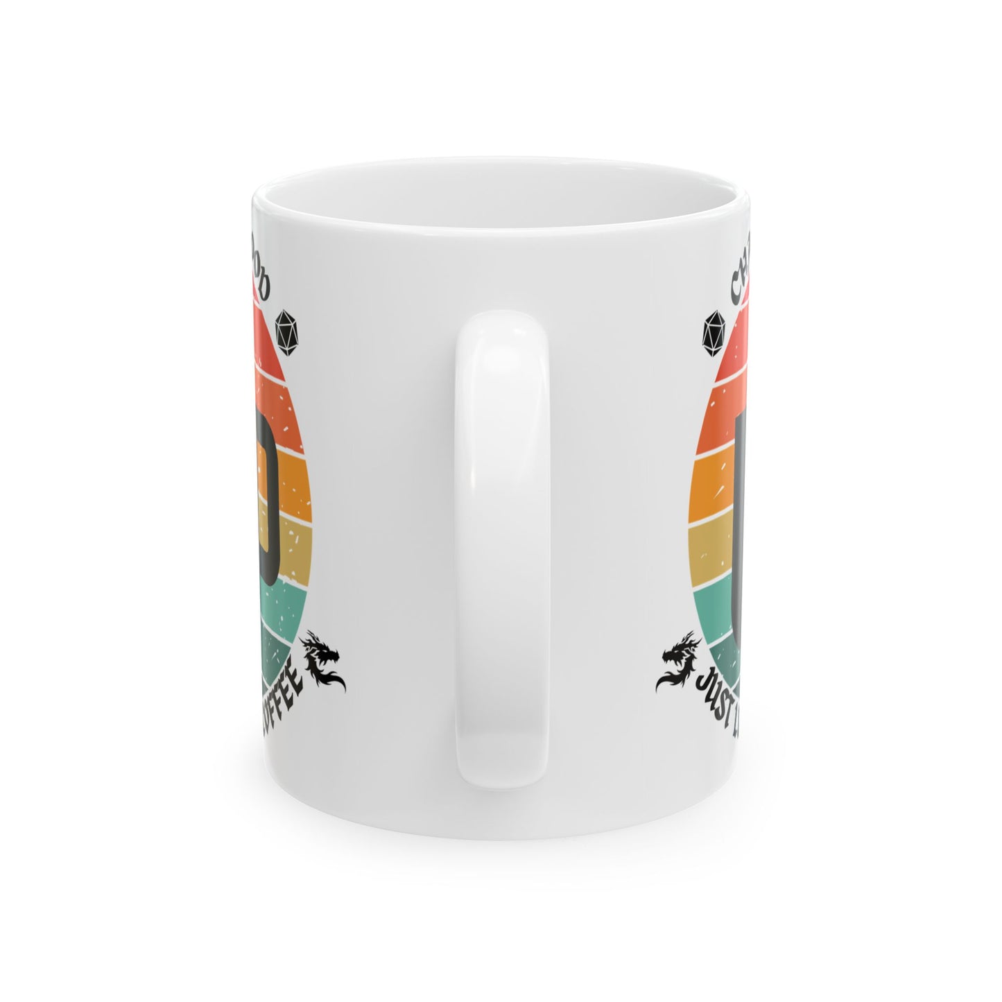 Funny Chaotic Good Alignment Ceramic Mug - 11oz & 15oz Coffee Lover's Gift, D&D, DND, RPG, TTRPG, Roleplaying, Geek, Nerd