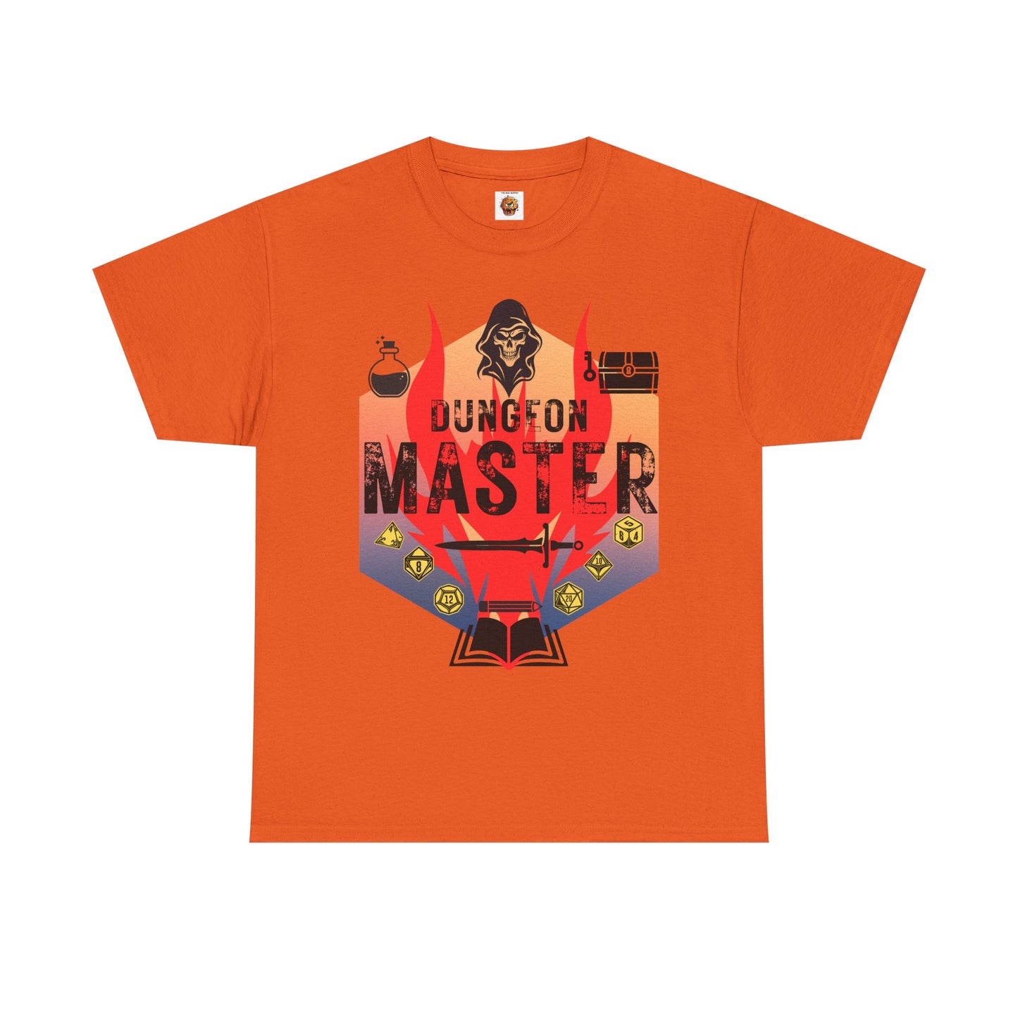 Dungeon Master Unisex 100% Heavy Cotton DND Tee Shirt - RPG, TTRPG, Roleplaying, Geek, Nerd