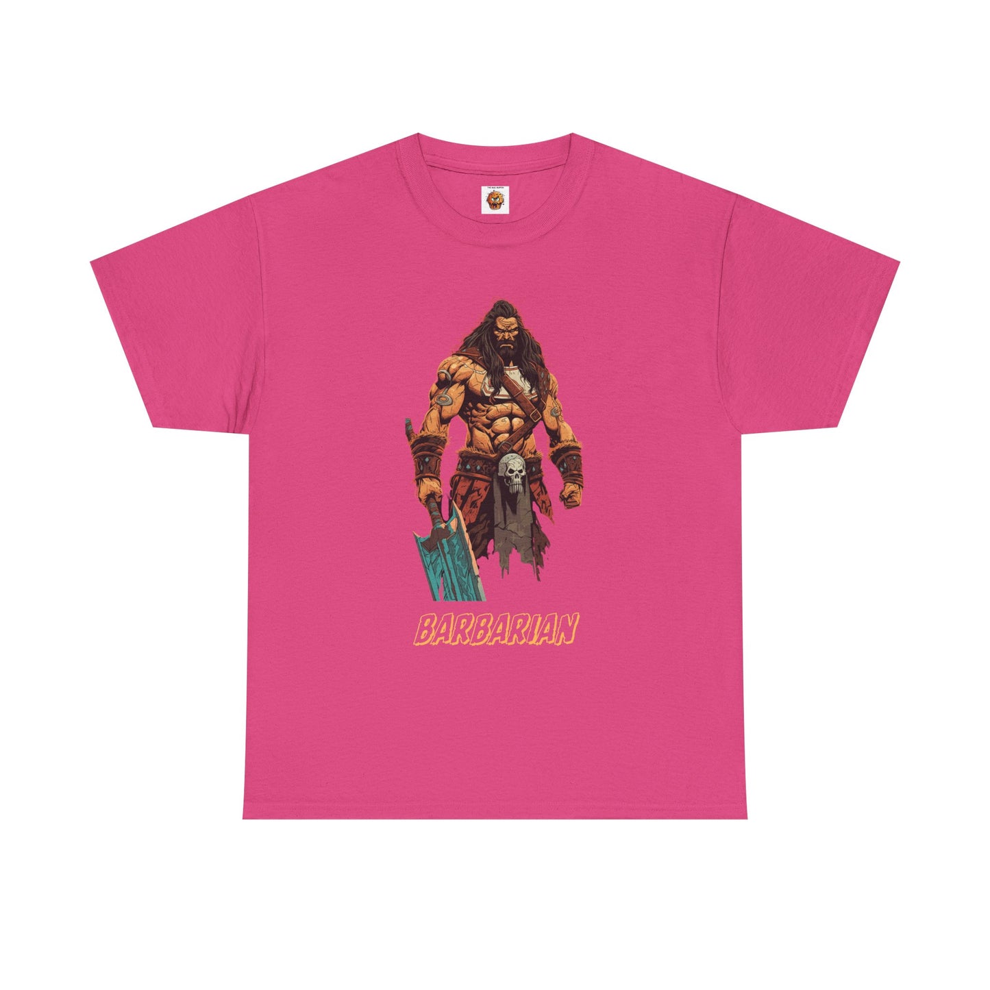 Barbarian Quote Dungeons and Dragons DND Unisex Heavy Cotton Tee Shirt T-Shirt - RPG, TTRPG, Roleplaying, Geek, Nerd