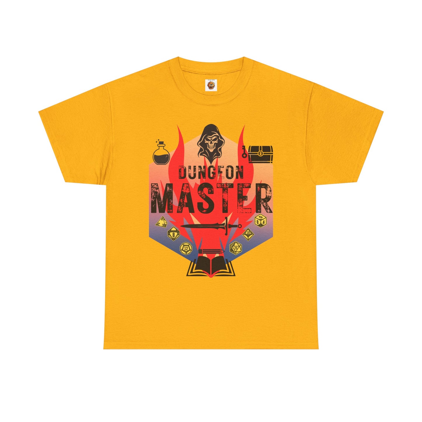 Dungeon Master Unisex 100% Heavy Cotton DND Tee Shirt - RPG, TTRPG, Roleplaying, Geek, Nerd