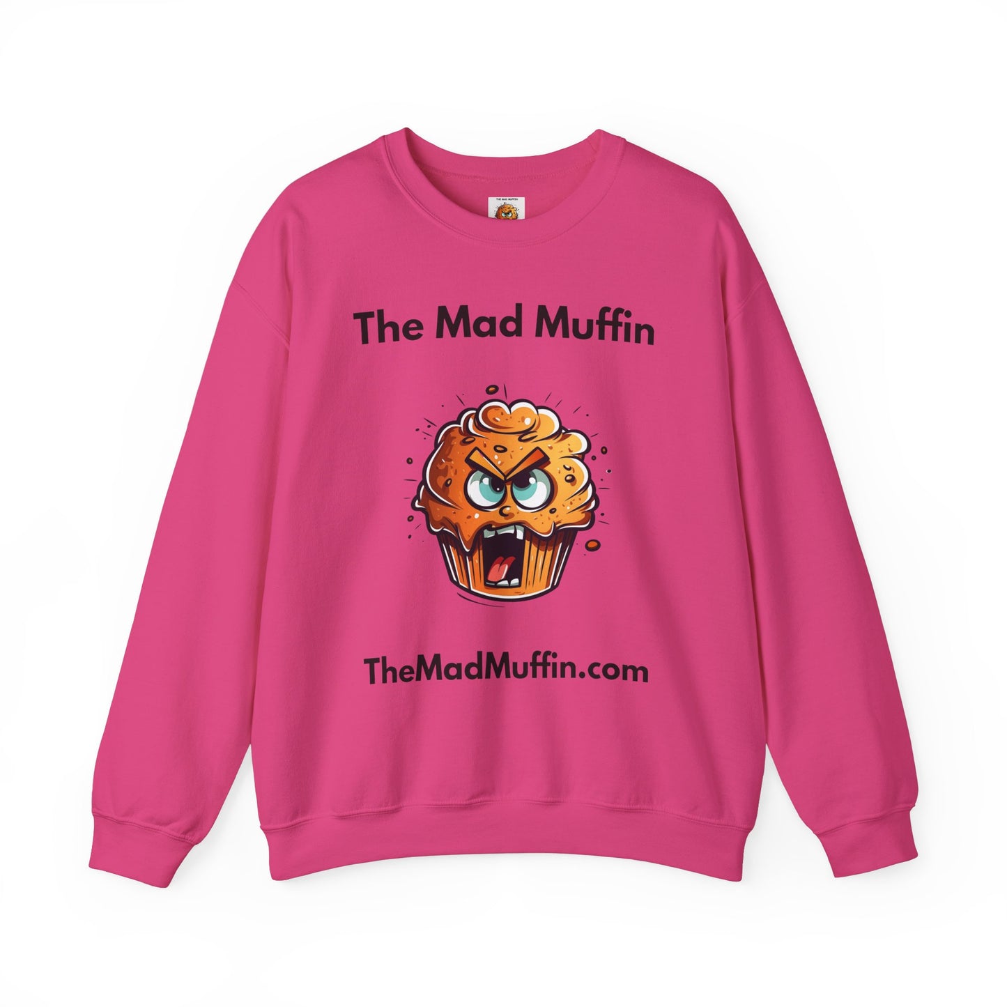 Funny Mad Muffin Unisex Sweatshirt | Unique Gift for Food Lovers