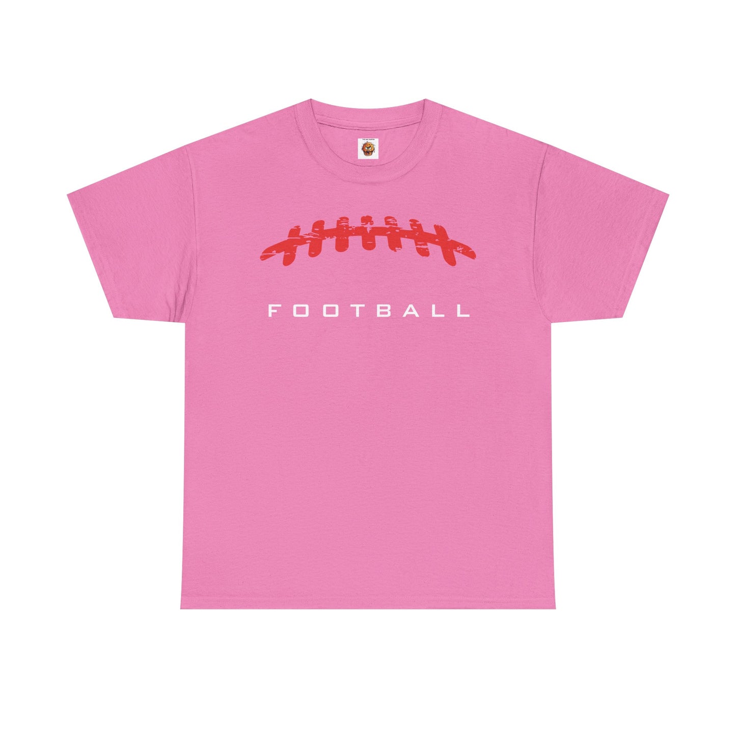 American Football Laces Unisex Heavy Cotton Tee, Perfect for Game Day, Sports Fans, Casual Wear, Gifts for Him, Birthdays, Tailgating
