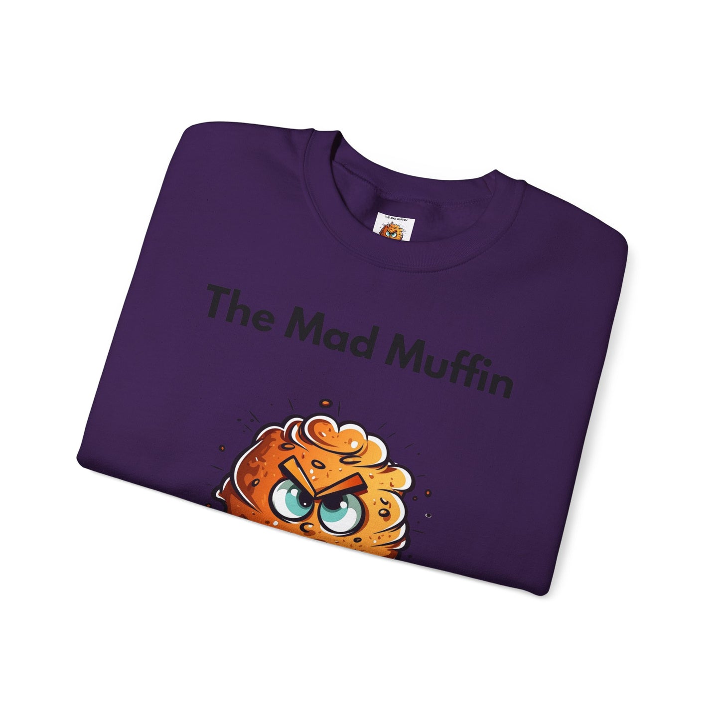 Funny Mad Muffin Unisex Sweatshirt | Unique Gift for Food Lovers