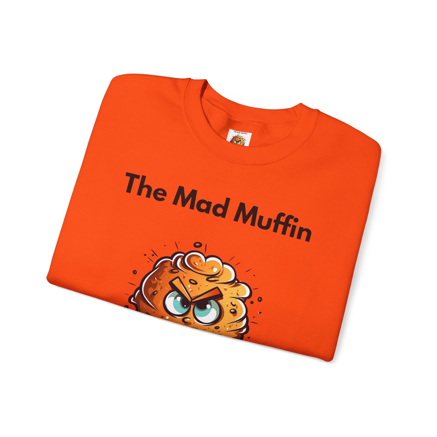 Funny Mad Muffin Unisex Sweatshirt | Unique Gift for Food Lovers