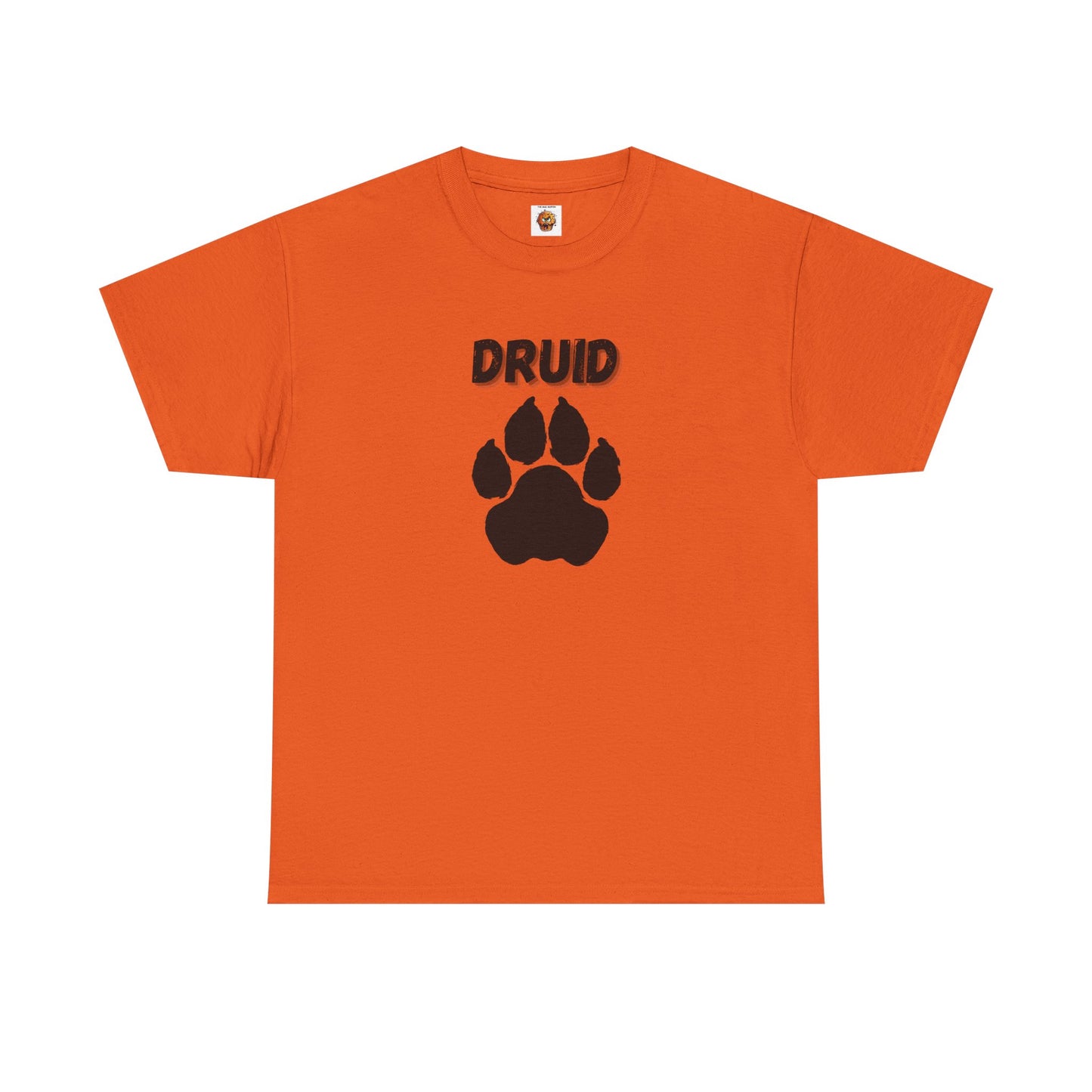 Druid Icon Symbol Dungeons and Dragons DND Unisex Heavy Cotton Tee Shirt T-Shirt - RPG, TTRPG, Roleplaying, Geek, Nerd