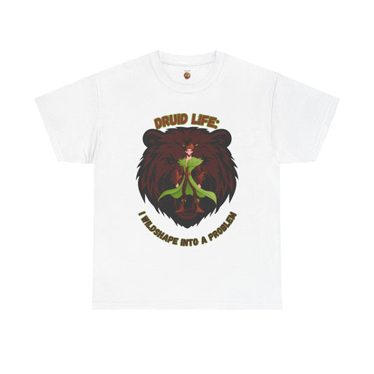 Druid Life Dungeons and Dragons DND Unisex Heavy Cotton Tee Shirt T-Shirt - RPG, TTRPG, Roleplaying, Geek, Nerd