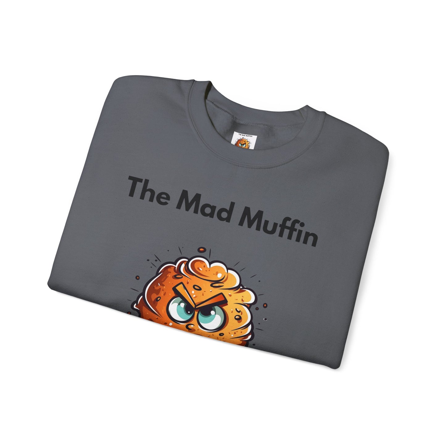Funny Mad Muffin Unisex Sweatshirt | Unique Gift for Food Lovers