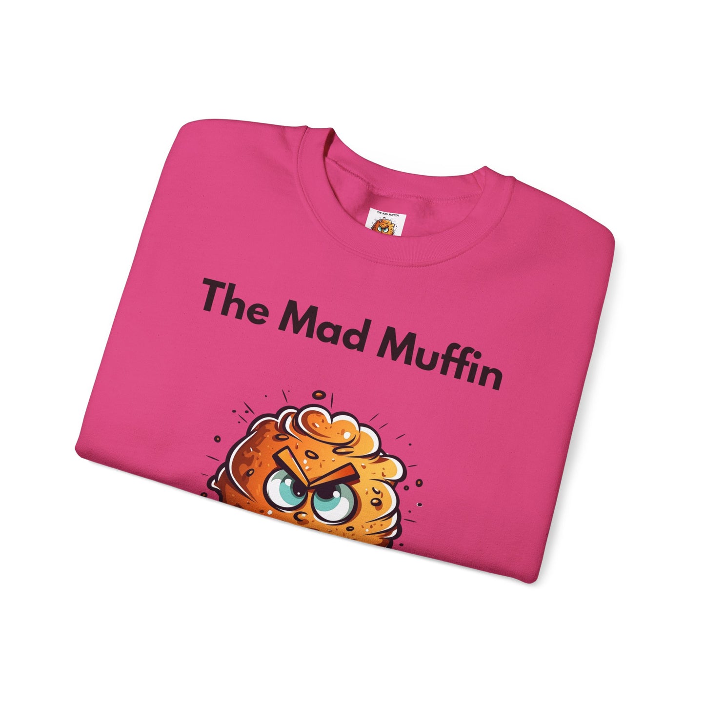 Funny Mad Muffin Unisex Sweatshirt | Unique Gift for Food Lovers