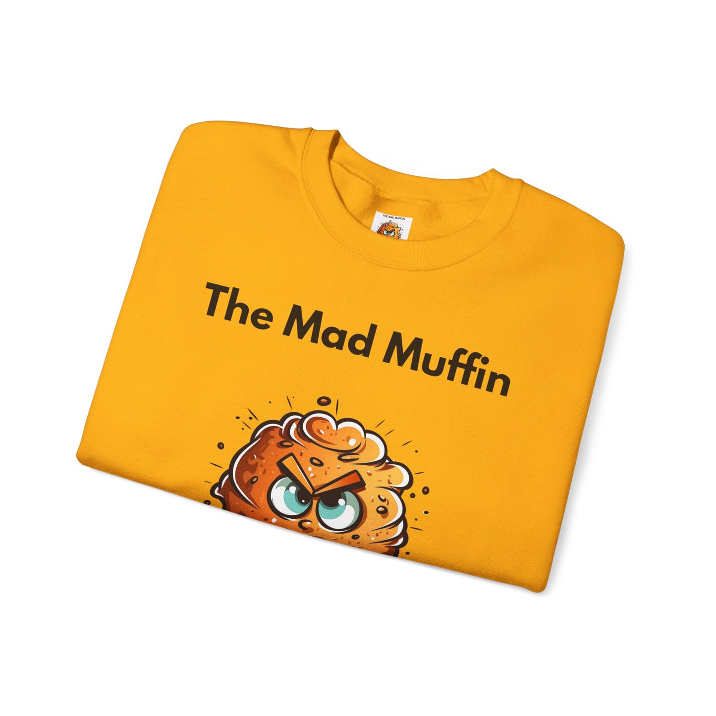 Funny Mad Muffin Unisex Sweatshirt | Unique Gift for Food Lovers